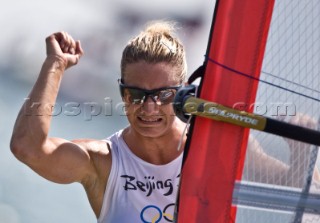Qingdao 2008 OLYMPICS  BRONZE MEDAL  Windsurfer Womens - Great Britain - Bryony Shaw