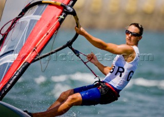 Qingdao, China, 20080820  Qingdao 2008 OLYMPICS  BRONZE MEDAL  Windsurfer Womens - Great Britain - Bryony Shaw