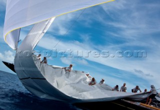 Virgin Gorda, 17/03/12  Loro Piana Caribbean Superyacht Regatta & Rendezvous 2012  RACE DAY 3: HANUMAN