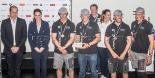 Prizegiving William and Kate,  Duke and Duchess of Cambridge with ORACLE Team USA