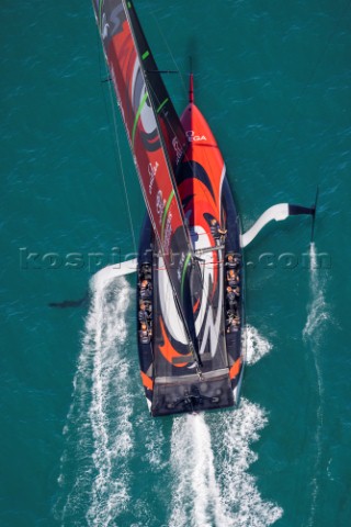 151220  Auckland NZL36th Americas Cup presented by PradaPractice Races  Day 3Emirates Team New Zeala