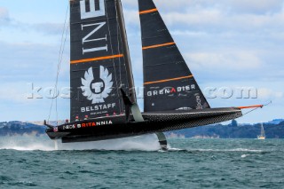 23/01/21 - Auckland (NZL)36th Americaâ€™s Cup presented by PradaPRADA Cup 2021 -  Round Robin 3Ineos Team UK airborne take off