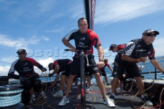 Emirates Team New Zealand during un official practice for the Audi MedCup Marseille Regatta. Marseille, France. 14/6/2010