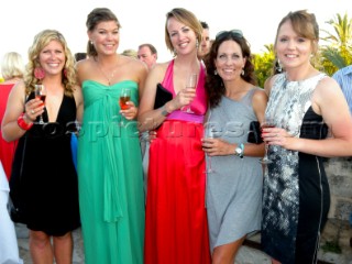 Some of the Shamoun crew at the Super Yacht Cup Palma 2010 prize giving at the Museum Esbaluard. Palma, Mallorca, Spain. 26/6/2010