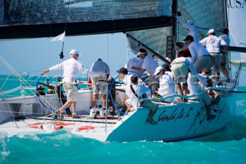 KEY WEST FLORIDA  January 16th 2007 TP52 Samba Pa Ti owned by John Kilroy during racing on Day 2 of 