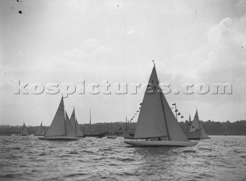 Cowes regatta in Ryde Isle of Wight in 1939