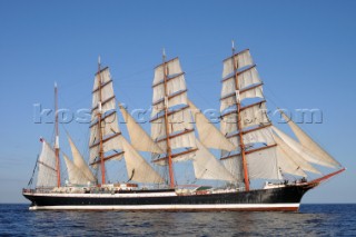 Mir at The start of the falmouth to portugal tall ship race