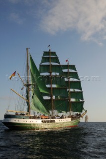 Alexander von Humbolt from germany at The start of the falmouth to portugal tall ship race