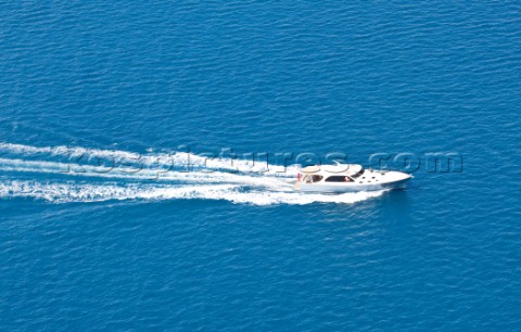 Motor boat near Palm Beach USA