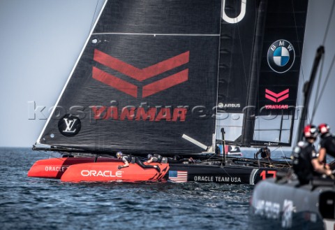 Louis Vuitton Americas Cup World Series 2016 OmanORACLE TEAM USA  Jimmy Spithill Tom Slingsby Kyle L