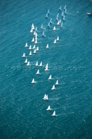 Wrightsville Beach North Carolina  May 20 Aerial photographs of the 2007 Laser Sailboat Nationals he