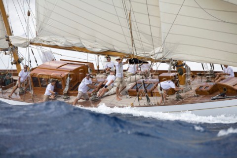 Eilean at the Panerai regatta Mahon