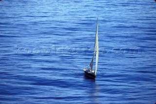 Winston at sea in a dead calm