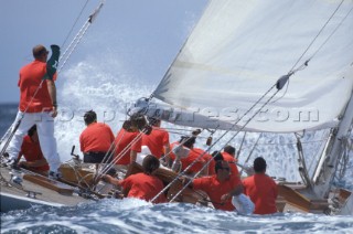 12 meter crew during the Nioulargue