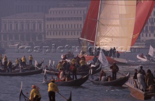 Italian AmericaÕs Cup challenge ÔIl Moro di VeneziaÕ in Venice, Italy (ÔThe Death of VeniceÕ)