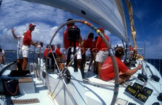 Crew on board Kialoa V