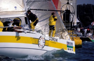 Crew on Admirals Cup yacht Corum