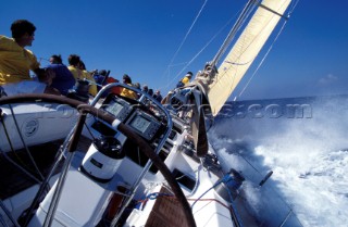 View from the helm of Swan 48 ÔAssuageÕ