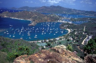 English/Falmouth Harbour  from Shirley Heights - Antigua