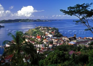 View over Grenada, Caribbean