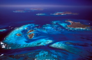 Aerial View of Islands Tobago Keys - Caribbean