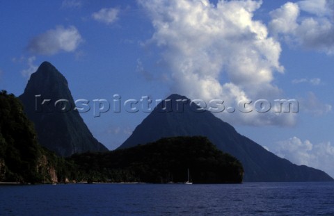 The two Pietons St Lucia Caribbean