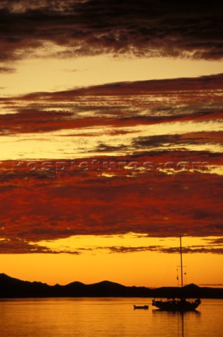 Sunrise over Coyote Bay Baja California