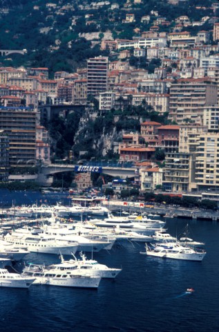 The superyacht harbour port of Monte Carlo Monaco