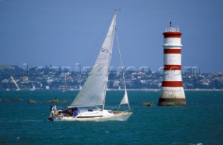 Sailing on the Hiraki Gulf in New Zealand