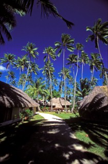 Club Med Guest Houses on Moorea Beach, French Polynesia