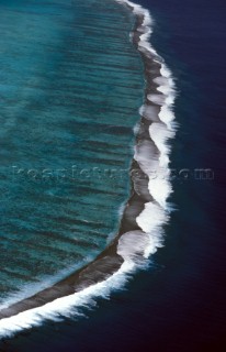 Coral reef barrier - Bora Bora, French Polynesia