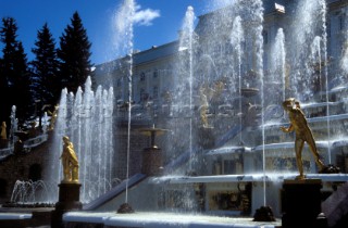 Fountain in St Petersburg, Russia