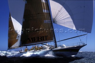 Merit in Fremantle during the 1993 - 1994 Whitbread Round the World Race