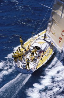 Whitbread 60 Merit Cup during the 1997 - 1998. Whitbread Round the World Race