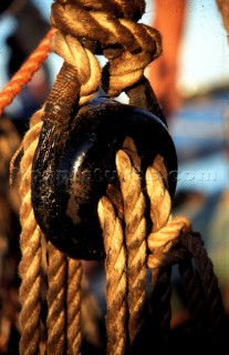Rope from a Thames barge
