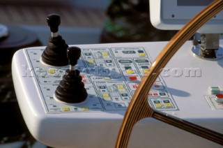 Yacht controls detail