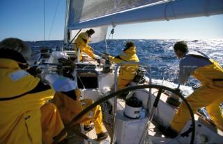 Crew on board Swan 56 Fortitude