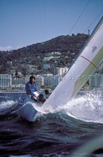 Paul Cayard appearing at the 6 metre World Championships in Cannes, France.