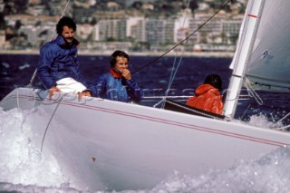 Paul Cayard appearing at the 6 metre World Championships in Cannes, France.