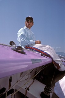 Pelle Peterson at the 6 metre Worlds in Cannes