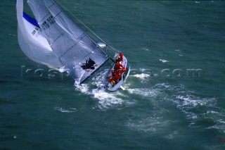 Farr 52 Chernikeef broaches in the Solent