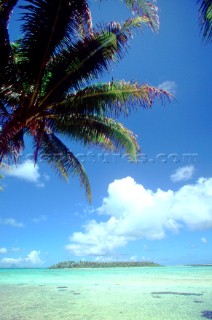Bora Bora  beach scene
