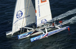Le Havre 5 November 2003 Transat Jacques Vabre 2003 Start in Le Havre for the Multicoques 60 SERGIO TACCHINI