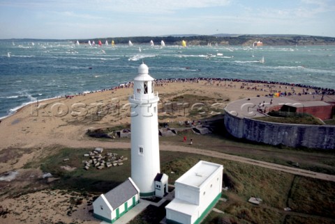 Lighthouse at Hurst Point