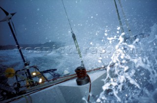 Pete Goss Dinelli Rescue Rough Seas 1996/7