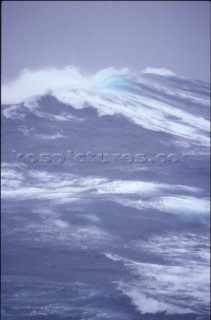 Big waves in rough sea