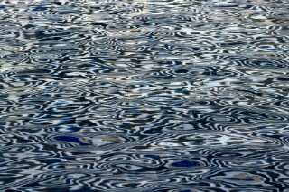 Reflections on rippled water