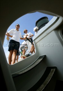Onboard Maxi My Song Maxi Yacht Rolex Cup 2003, Porto Cervo Sardinia