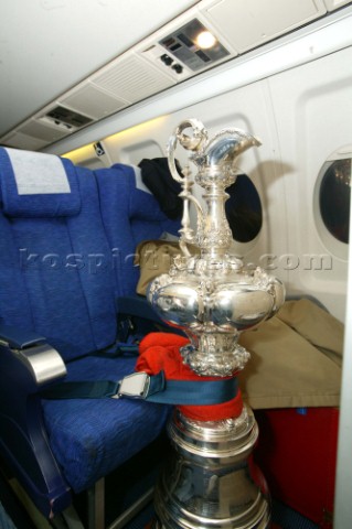 Geneve to Valencia  26 November 2003 Transfer the Cup to Valencia The Cup