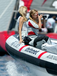 Mrs Bertarelli. Americas Cup 2003